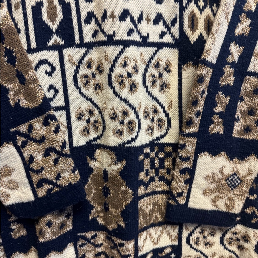 Huntington Ridge Black‎ and Cream Sweater - Picture 4 of 9